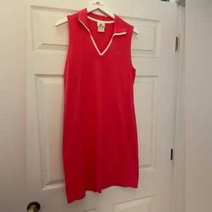 Lacoste sleeveless v-neck dress 94 cotton